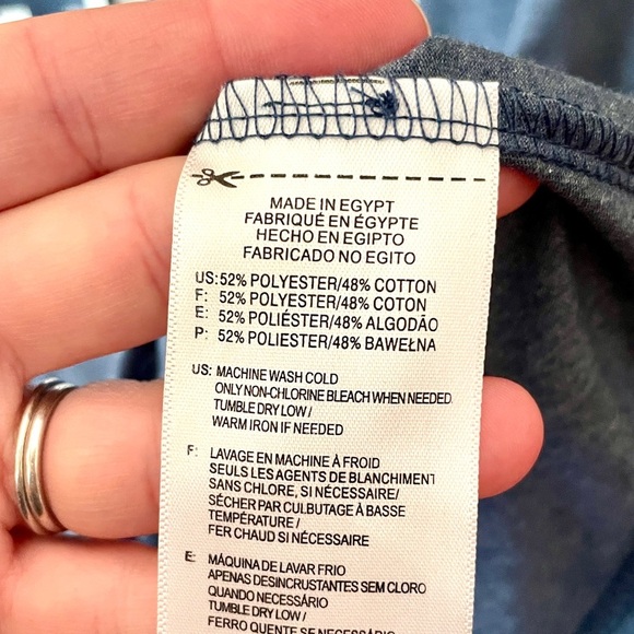 NWOT Adidas Golf men’s long sleeve tee soft lightweight XL blue white - Picture 8 of 8